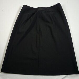Eddie Bauer Skirt Black Size 10 Black Midi Knee Length